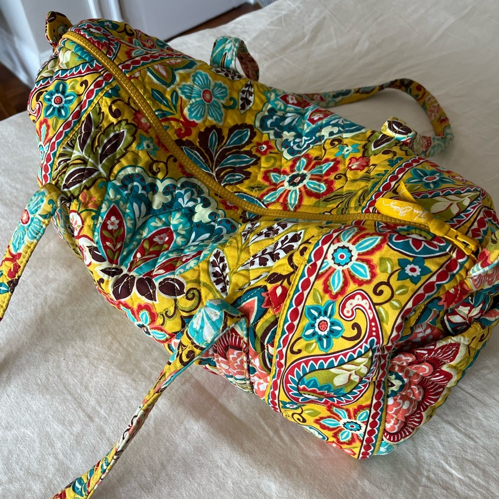 Vera Bradley paisley small duffle bag